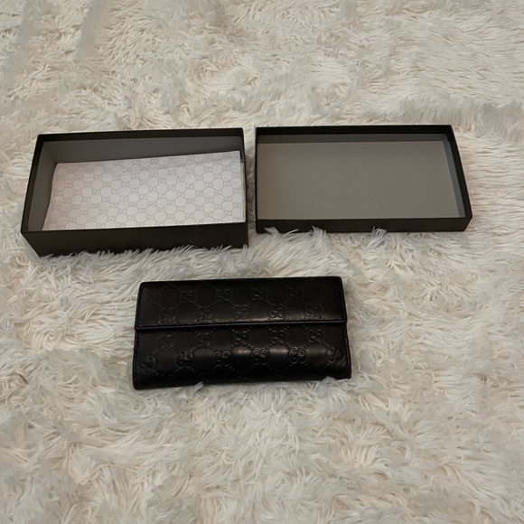 Classic Gucci icon bar Guccissima Wallet - Picture 3 of 16